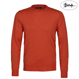 Berkeley | Wilton Cashwool Crewneck | Herrestrik Orange
